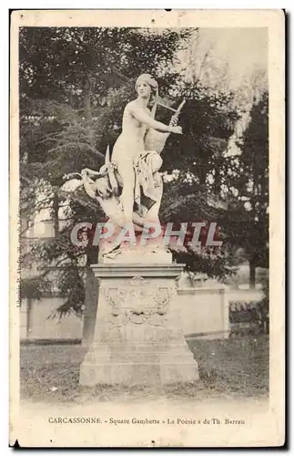 Carcassone - Square Gambetta - Cartes postales