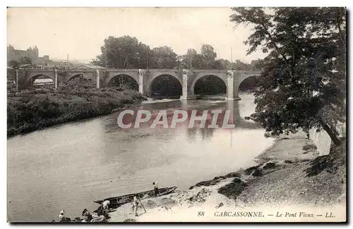 Carcassone - Le Pont Vieux - Ansichtskarte AK