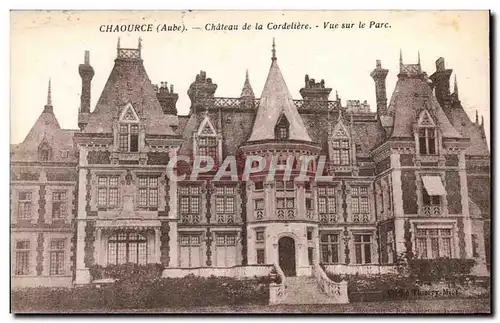 Chaource - Chateau de la Cordeliere - Vue sur le Parc - Cartes postales