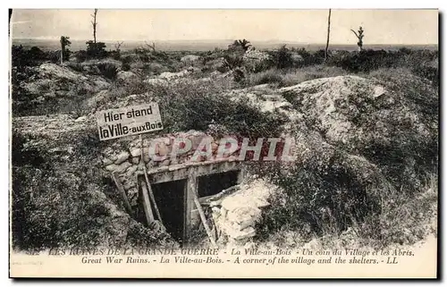 La Ville au Bois - Ruines du Village - Les Ruines de la Grande Guerre - Cartes postales