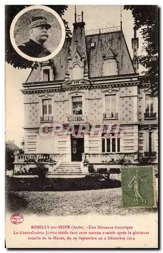 Romilly sur Seine - Une demeure historique General Joffre - Ansichtskarte AK