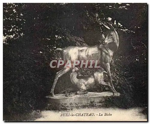Auxi le Chtaeu - La Biche - The Doe - Cartes postales