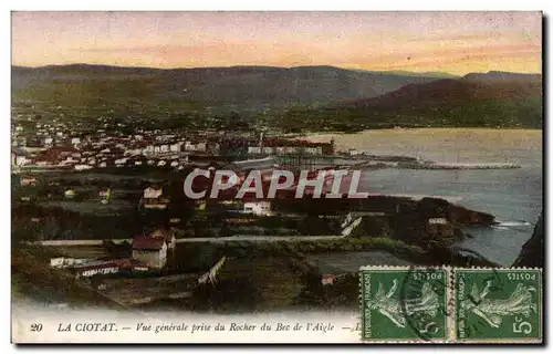 La Ciotat - Vue Generale prise du Rocher du Bec de l&#39Aigle - Ansichtskarte AK