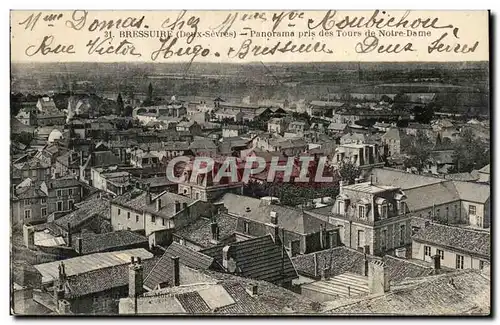 Bressuire - Panorama pris des Tours de Notre Dame - Ansichtskarte AK