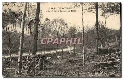 Viroflay - Une Route dans les bois - Cartes postales