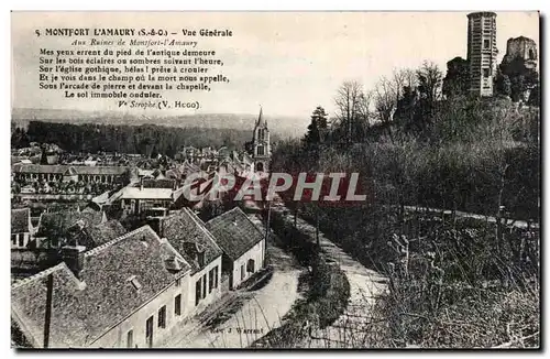 Montfort L&#39Amaury - Vue Generale Cartes postales