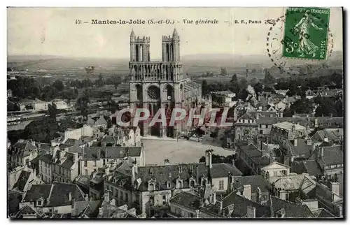 Mantes la Jolie - Vue Generale - Cartes postales