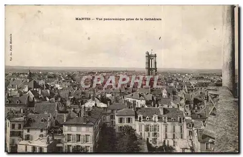 Mantes - Vue Panoramique prise de la Cathedrale - Cartes postales