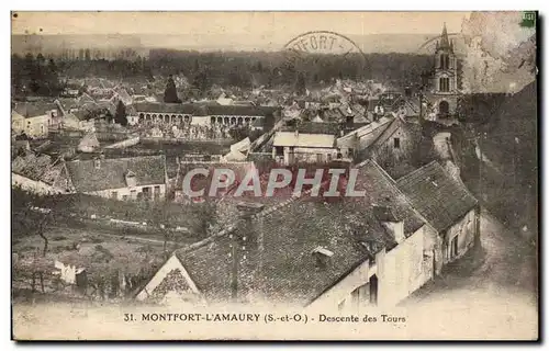 Montfort L&#39Amaury - Descente des Tours - Cartes postales