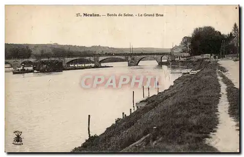 Meulan - Bords de Seine - Le Grand Bras - Ansichtskarte AK