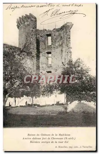 Chevreuse - Ruines du Chateau de la Madeleine - Cartes postales