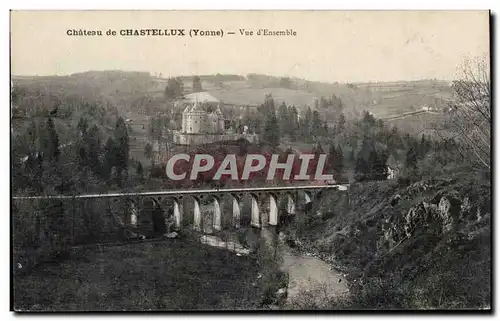 Chateau de Chastellux - Vue d'Ensemble - Cartes postales