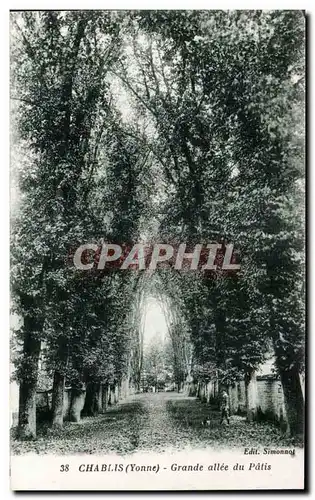 Chablis - Grande Allee- Cartes postales