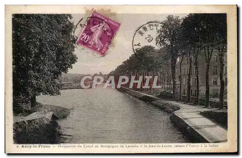 Ancy le Franc - Perspective du Canal - Cartes postales