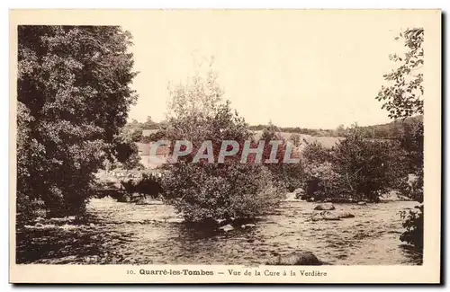 Quarre les Tombes - Vue de la Cure a la Verdiere - Cartes postales