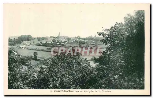 Quarre les Tombes - Vue prise de la Graviere - Cartes postales