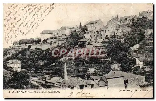 Avallon - vu de la Morlande - Cartes postales