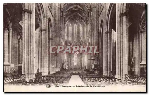 Limoges - Interieur de la Cathedrale - Cartes postales