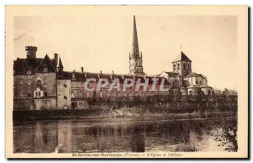 Saint Savin sur Gartempe - L&#39Eglise et L&#39Abbaye - Cartes postales