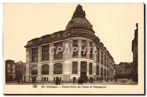 Limoges - Nouvel Hotel des Postes et Telegraphes - Cartes postales