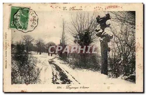Haute Vienne - En Limousin - En Hiver - Cartes postales