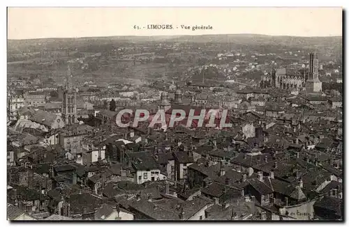 Limoges - Vue Generale - Cartes postales