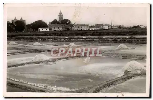 Ile de Noirmoutier - Les Marais Salants a l&#39Arriere Plan - Ansichtskarte AK