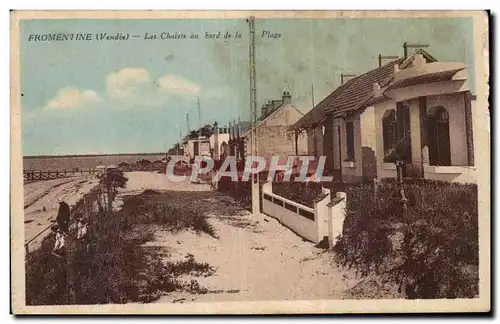 Cartes postales Fromentine Les chalets au bord de la plage