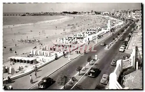 Cartes postales moderne Les Sables d&#39olonne Vue d&#39ensemble de la plage Volley ball Volley-ball