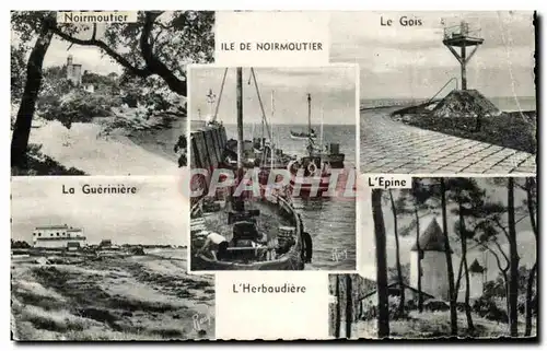 Cartes postales Noirmoutier La Gueriniere L&#39Herbaudiere L&#39epine Le Gais