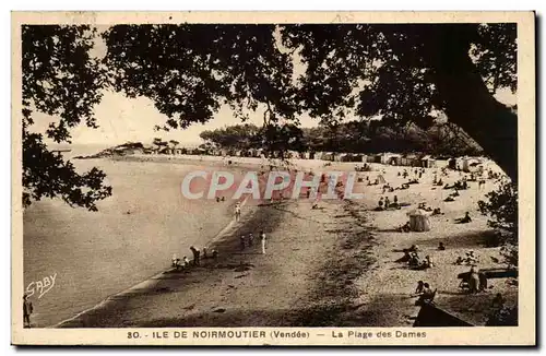 Ansichtskarte AK Noirmoutier La plage des Dames