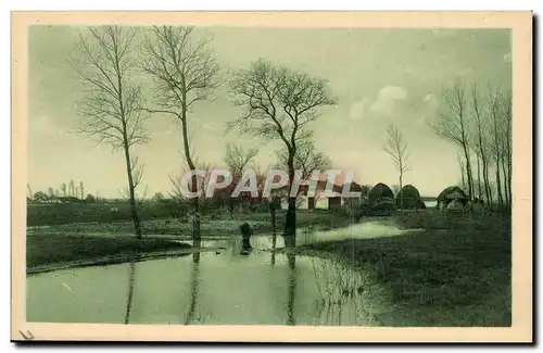 Cartes postales Vendee maraichine Paysage du marais