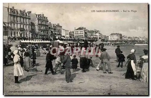 Cartes postales Les Sables d'olonne Sur la plage