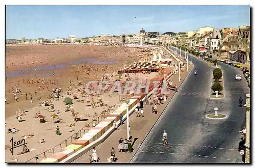 Cartes postales moderne Les Sables d&#39olonne La plage et le remblai