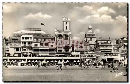 Cartes postales moderne Les Sables d'olonne Le remblai vu de la plage