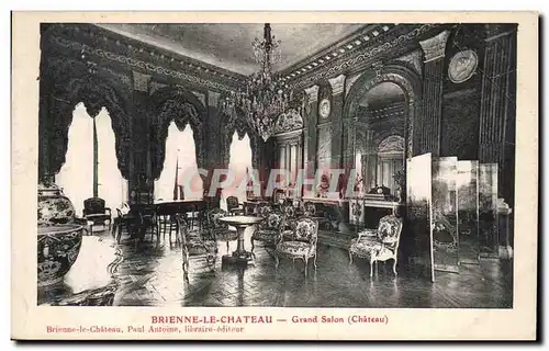 Cartes postales Brienne le Chateau le chateau Grand salon