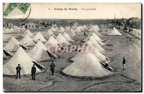 Cartes postales Militaria Camp de Mailly Vue generale