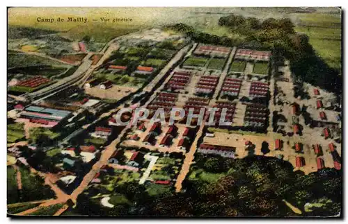 Cartes postales Militaria Camp de Mailly Vue generale
