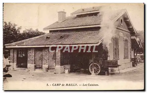 Ansichtskarte AK Militaria Camp de Mailly Les cuisines