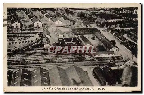Cartes postales Militaria Camp de Mailly Vue generale