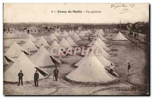 Ansichtskarte AK Militaria Camp de Mailly Vue generale