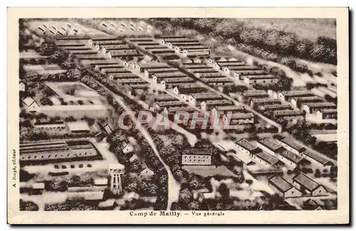 Cartes postales Militaria Camp de Mailly Vue generale