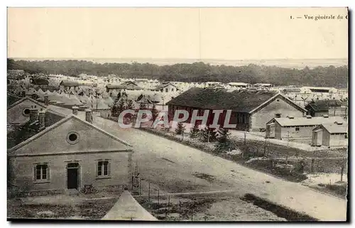 Cartes postales CARTE DOUBLE Militaria Camp de Mailly Vue generale