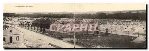 Ansichtskarte AK CARTE DOUBLE Camp de Mailly Vue generale