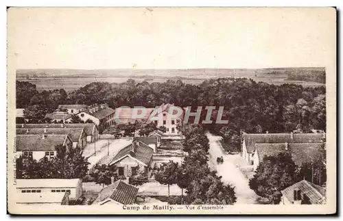 Cartes postales Militaria Camp de Mailly Vue d'ensemble