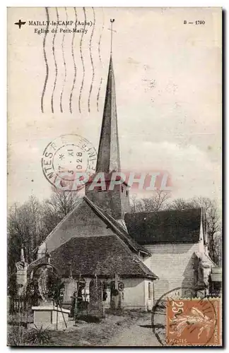 Cartes postales Camp de Mailly Eglise du petit Mailly