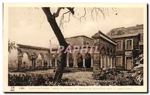 Cartes postales Saint Gaudens Reste du cloitre de l&#39abbaye de Bonnefond dans le jardin public