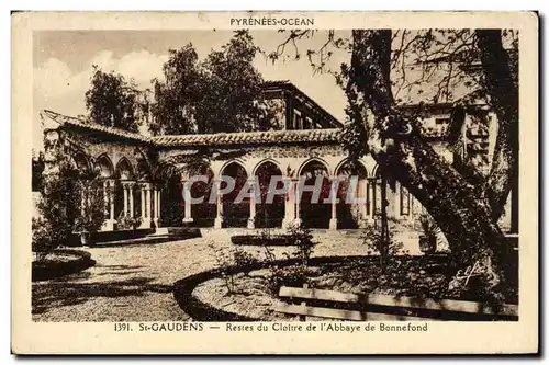 Cartes postales Saint Gaudens Restes du cloitre de l&#39abbaye de Bonnefond