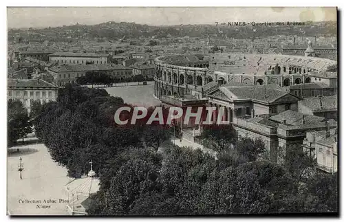 Cartes postales Nimes Quartier des arenes