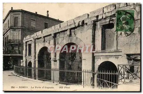 Cartes postales Nimes the door of Auguste